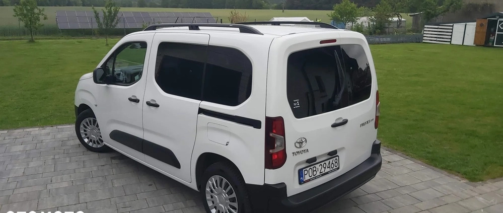 Toyota Proace City Verso cena 72900 przebieg: 65573, rok produkcji 2020 z Oborniki małe 497